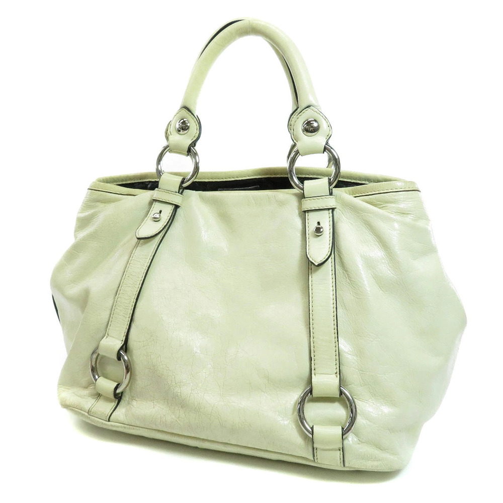 Miu Miu Handbag Leather Black
